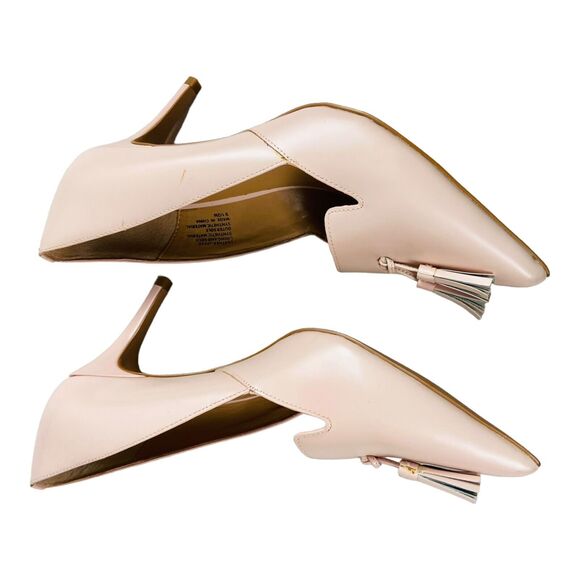 Banana Republic Hello Sole Mate Avila Blush Tassel Heel Pump Pointed Toe 9.5M - Picture 4 of 12